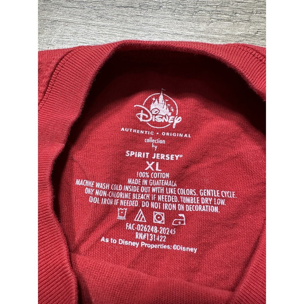 Disney Run Disney Spirit Jersey 2021 Adult Size XL Red Every Mile Is Magic - Picture 3 of 16